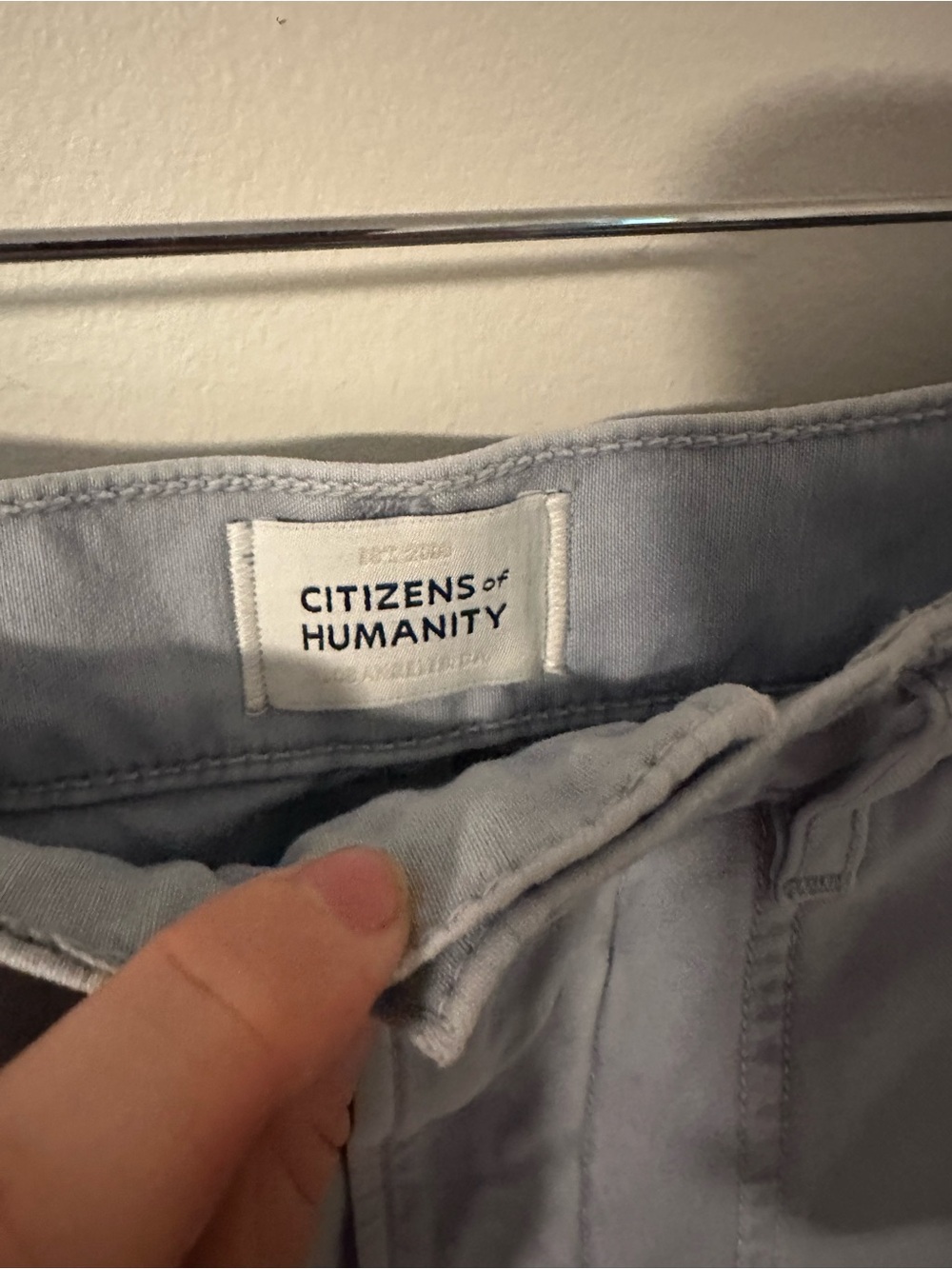 NWT Citizens of Humanity Marcelle cargo pants june blue 27 - Picture 4 of 9
